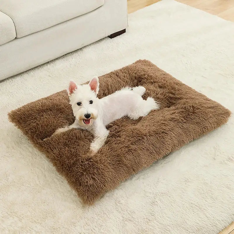 Soft Dog Beds House Soft Long Plush Best Pet Dog Bed For Dogs Basket Pet Products Cushion Cat Bed Cat Mat Animals