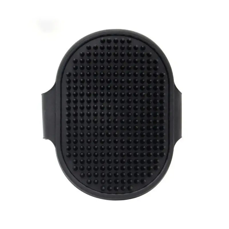 Soft Silicone Pet Bath & Grooming Brush - black - CAT GROOMING BRUSH