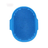 Soft Silicone Pet Bath & Grooming Brush - Blue - CAT GROOMING BRUSH