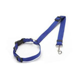 Solid Color Two-in-one Pet Car Seat Belt Nylon Lead Leash Backseat Safety Belt Adjustable Dogs Harness Collar Pet