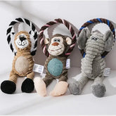 Squeaky Plush Dog Toy – Bite-Resistant & Interactive - dog toys
