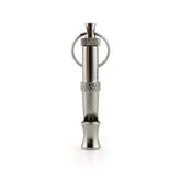 Stainless Steel Dog Training Whistle – Adjustable Bark Control - Silver - Pet training whistle