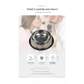 Stainless Steel Pet Feeding Bowl – 6 Sizes - pet bowls