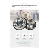 Stainless Steel Pet Feeding Bowl – 6 Sizes - pet bowls