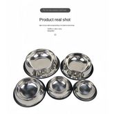 Stainless Steel Pet Feeding Bowl – 6 Sizes - pet bowls