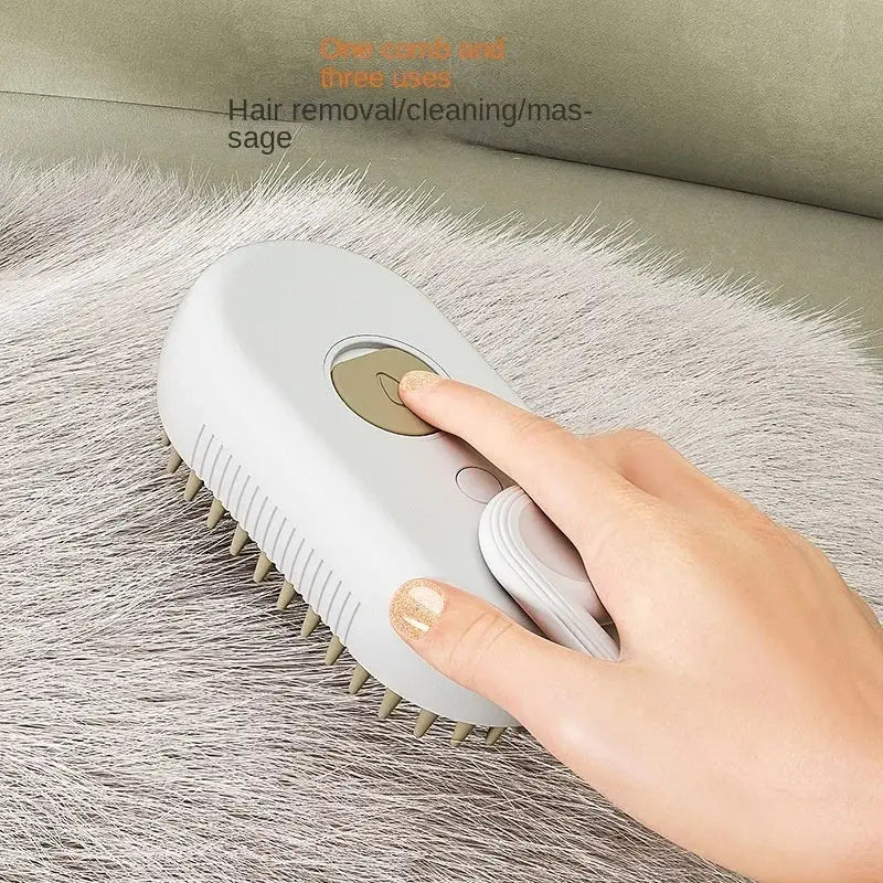 Steamy 3-in-1 Pet Grooming Brush - CAT GROOMING BRUSH