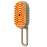 Steamy 3-in-1 Pet Grooming Brush - Kahki-1PCS - CAT GROOMING BRUSH
