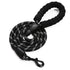 Strong Dog Leash Pet Leashes Reflective Leash For Big Small Medium Dog Leash Drag Pull Tow Golden Retriever - black
