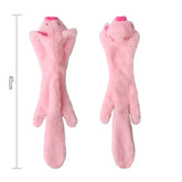 Stuffing-Free Plush Dog Toy – Squeaky & Crinkle Sound - Pig - dog toys