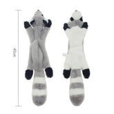 Stuffing-Free Plush Dog Toy – Squeaky & Crinkle Sound - dog toys