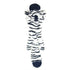 Stuffing-Free Plush Dog Toy – Squeaky & Crinkle Sound - zebra - dog toys