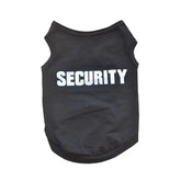 Summer Security Vest Shirt for Small Pets - Black SEC / XS-suit 0.6-1.2kg / CHINA - dog clothing