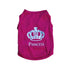 Summer Security Vest Shirt for Small Pets - Rose Crown / XS-suit 0.6-1.2kg / CHINA - dog clothing