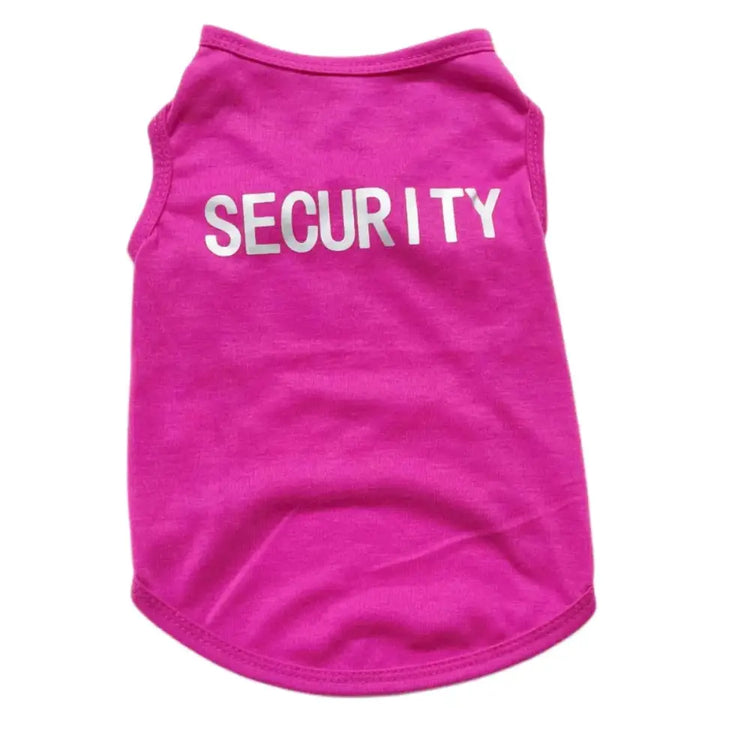 Summer Security Vest Shirt for Small Pets - Rose SEC / XS-suit 0.6-1.2kg / CHINA - dog clothing