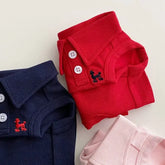Summer Stripe Polo Shirt for Dogs - dog clothing