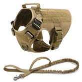 Tactical Dog Harness & Leash Set - dog harness