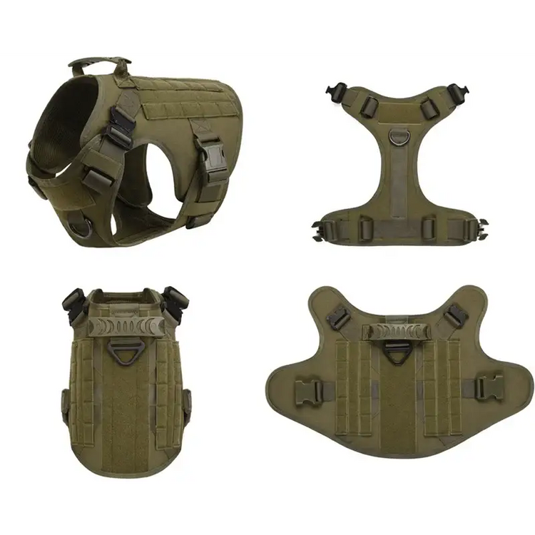Tactical Dog Harness & Leash Set - dog harness