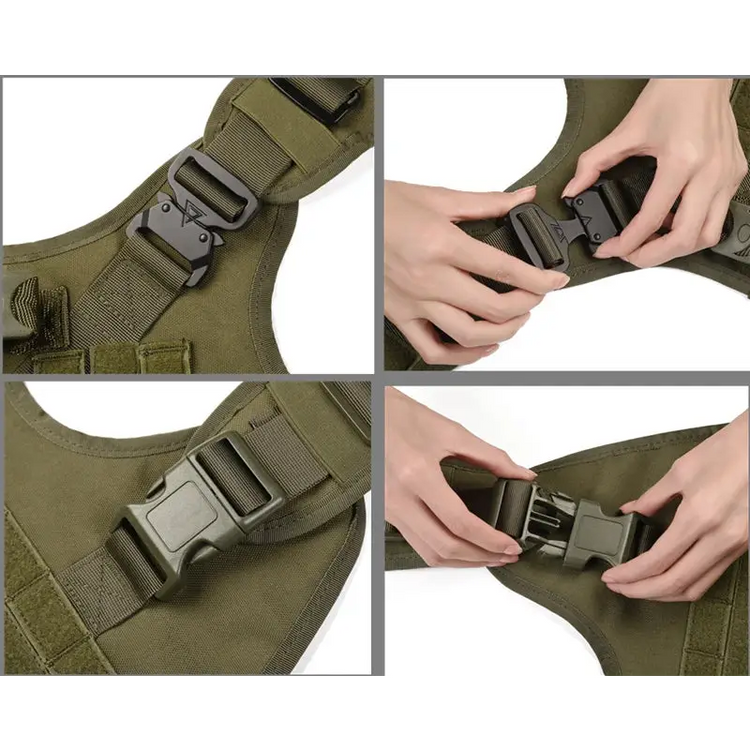 Tactical Dog Harness & Leash Set - dog harness