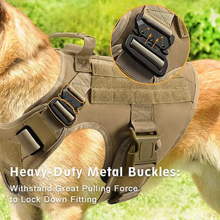 Tactical Dog Harness & Leash Set - dog harness