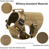 Tactical Dog Harness & Leash Set - dog harness