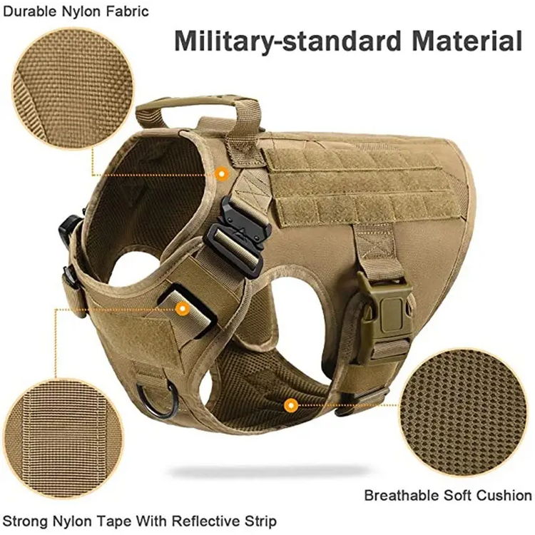 Tactical Dog Harness & Leash Set - dog harness