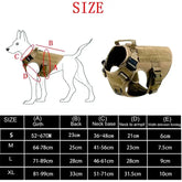 Tactical Dog Harness & Leash Set - dog harness