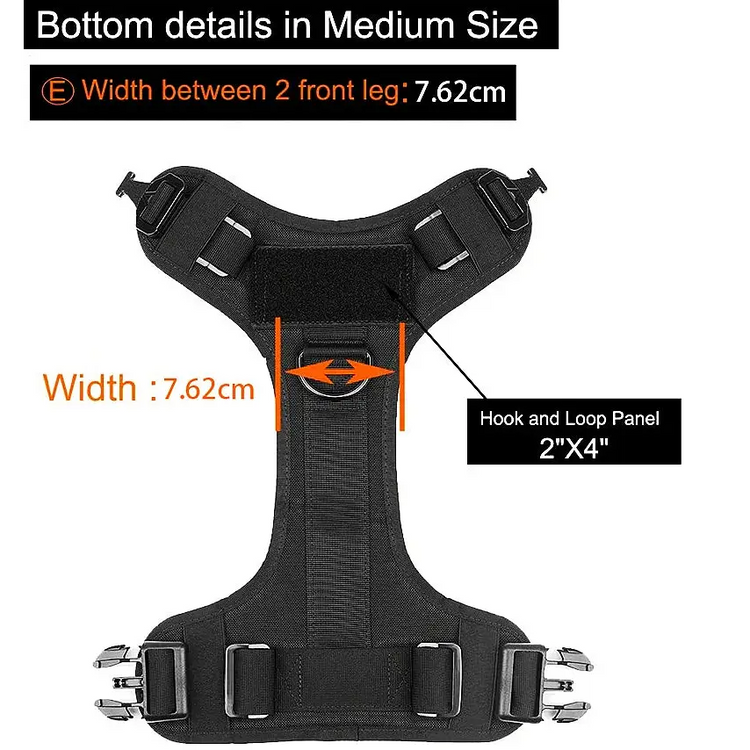 Tactical Dog Harness & Leash Set - dog harness
