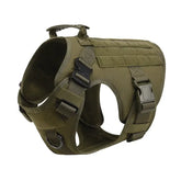 Tactical Dog Harness & Leash Set - Green Harness / L(30-40KG) - dog harness