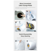 Tonepie 65L Smart Self-Cleaning Cat Litter Box - XS / APP control - cat litter box
