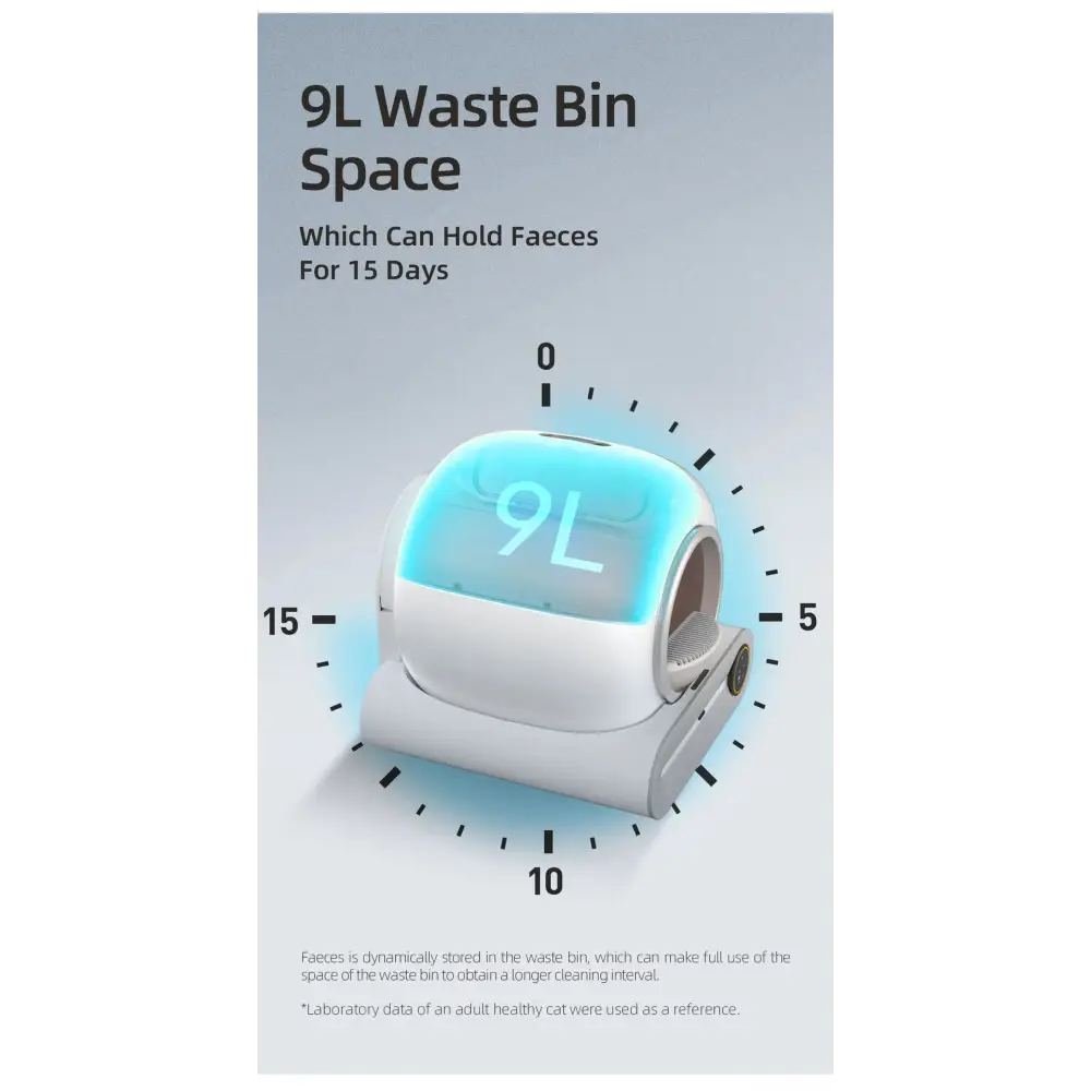 Tonepie 65L Smart Self-Cleaning Cat Litter Box - XS / APP control - cat litter box