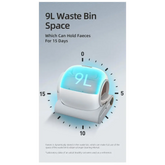Tonepie 65L Smart Self-Cleaning Cat Litter Box - XS / APP control - cat litter box