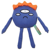 Touchdog Cartoon Alien Monster Plush Dog Toy - Blue
