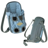 Touchdog ’Wiggle-Sack’ Front Dog Carrier Backpack - Blue / United States / Small - pet carrier