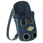 Touchdog ’Wiggle-Sack’ Front Dog Carrier Backpack - Navy / United States / Small - pet carrier