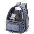 Transparent Cat Travel Backpack Carrieries - Blue - cat carrier