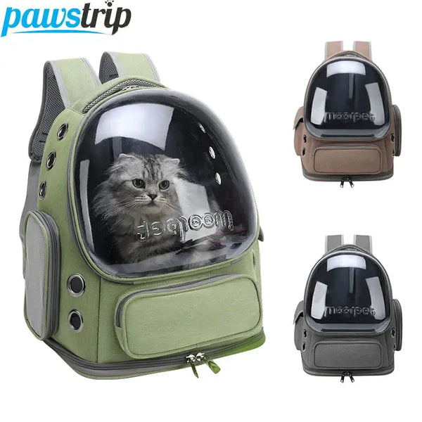 Transparent Cat Travel Backpack Carrieries - cat carrier