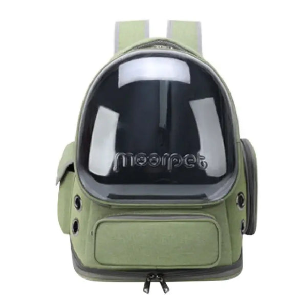 Transparent Cat Travel Backpack Carrieries - Green - cat carrier