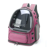 Transparent Cat Travel Backpack Carrieries - Pink - cat carrier