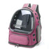 Transparent Cat Travel Backpack Carrieries - Pink - cat carrier