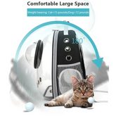 Transparent Space Capsule Pet Backpack - cat carrier