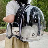 Transparent Space Capsule Pet Backpack - cat carrier