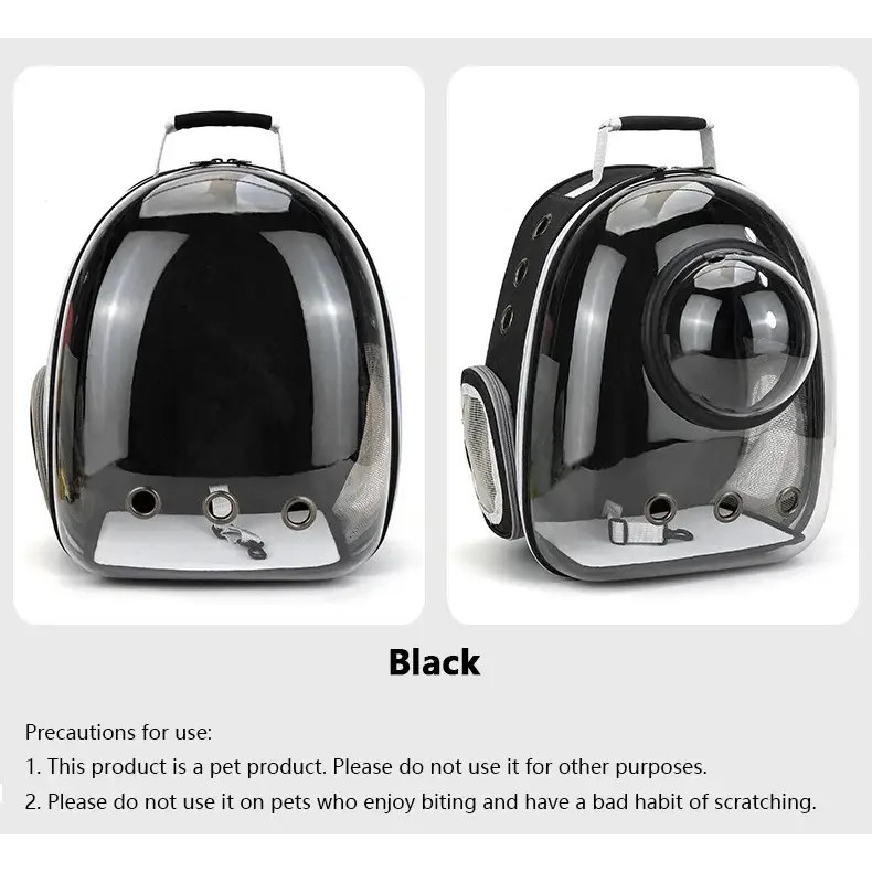 Transparent Space Capsule Pet Backpack - cat carrier