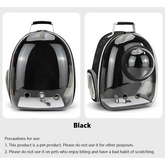 Transparent Space Capsule Pet Backpack - cat carrier