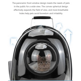 Transparent Space Capsule Pet Backpack - cat carrier