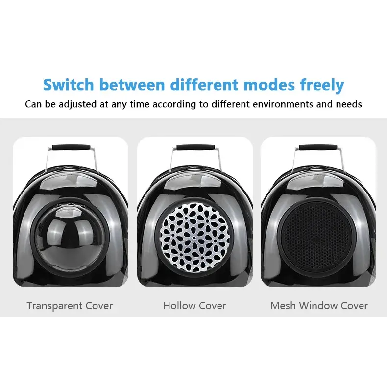 Transparent Space Capsule Pet Backpack - cat carrier