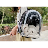 Transparent Space Capsule Pet Backpack - cat carrier