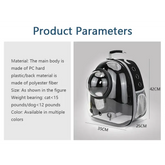 Transparent Space Capsule Pet Backpack - cat carrier