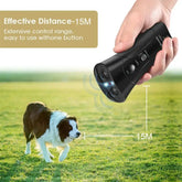 Ultrasonic Dog Trainer & Repeller - 14cm - PET TRAINING CLICKER