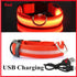 USB Rechargeable Luminous Collar Adjustable Led Glowing Dog Collar for Large Small Dogs Cat Night Light Collar Pet