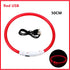 USB Rechargeable Luminous Collar Adjustable Led Glowing Dog Collar for Large Small Dogs Cat Night Light Collar Pet